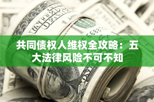 武汉共同债权人维权全攻略：五大法律风险不可不知