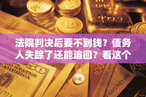 武汉法院判决后要不到钱？债务人失踪了还能追回？看这个方法！