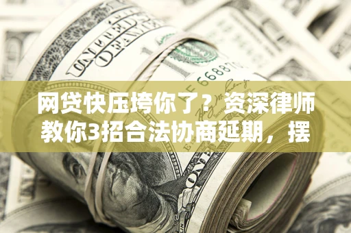 武汉网贷快压垮你了？资深律师教你3招合法协商延期，摆脱暴力催收！