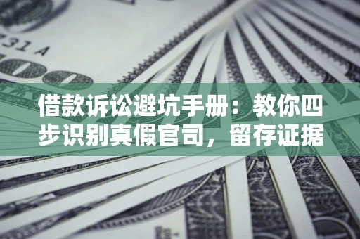 武汉借款诉讼避坑手册：教你四步识别真假官司，留存证据不踩雷