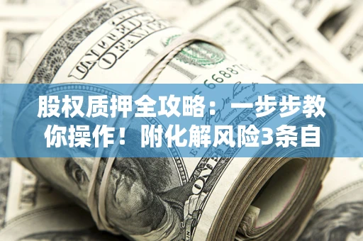 武汉股权质押全攻略：一步步教你操作！附化解风险3条自救法则