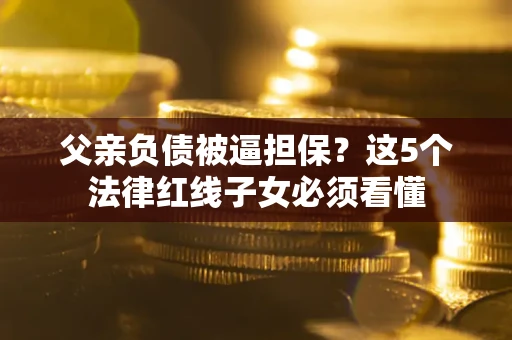 武汉父亲负债被逼担保？这5个法律红线子女必须看懂